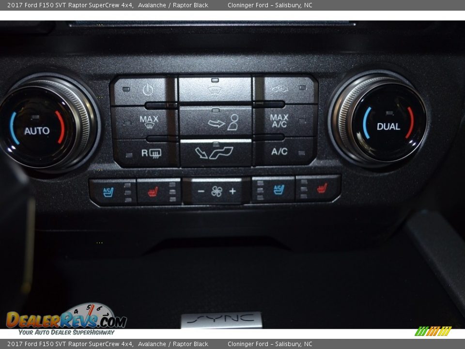 Controls of 2017 Ford F150 SVT Raptor SuperCrew 4x4 Photo #12