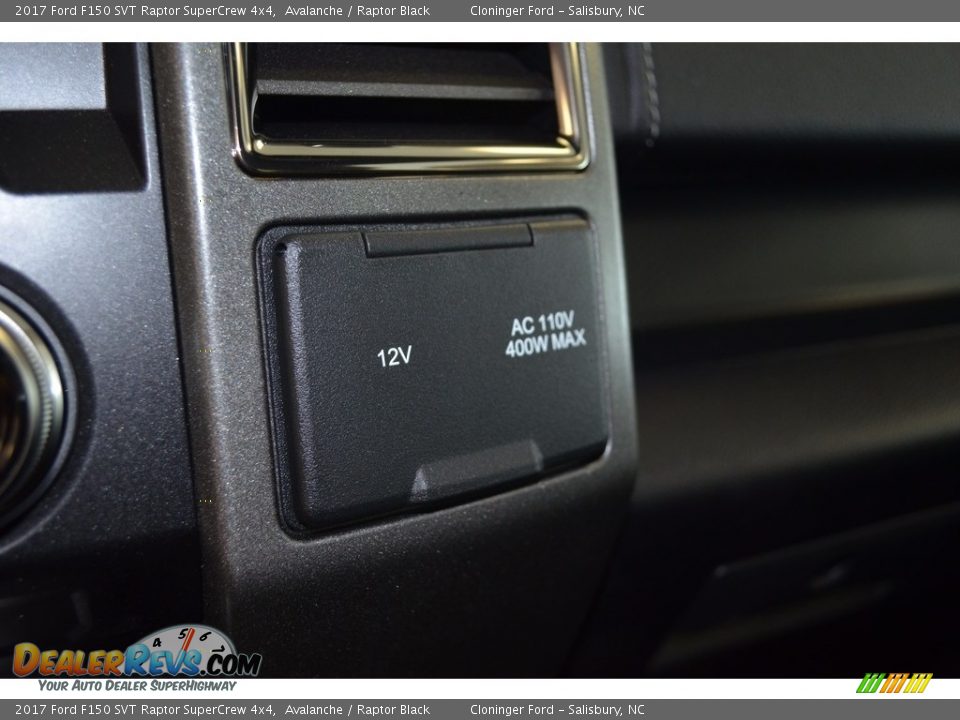 2017 Ford F150 SVT Raptor SuperCrew 4x4 Avalanche / Raptor Black Photo #16