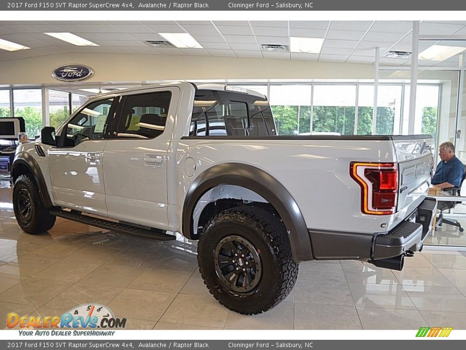 2017 Ford F150 SVT Raptor SuperCrew 4x4 Avalanche / Raptor Black Photo #20