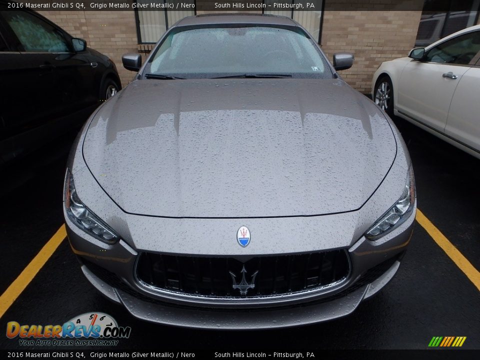 2016 Maserati Ghibli S Q4 Grigio Metallo (Silver Metallic) / Nero Photo #5
