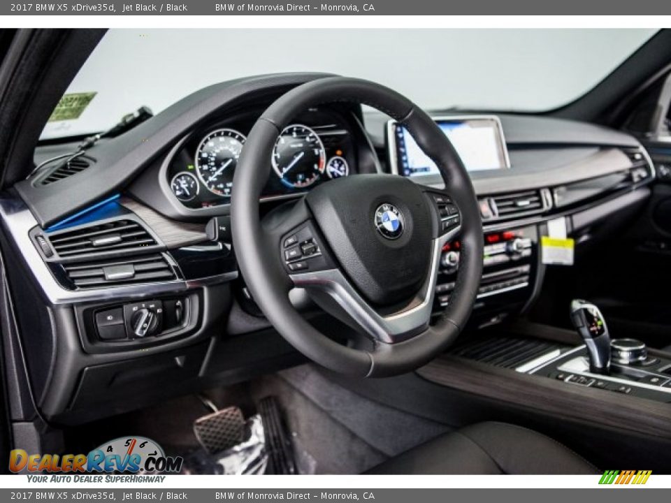 2017 BMW X5 xDrive35d Jet Black / Black Photo #5