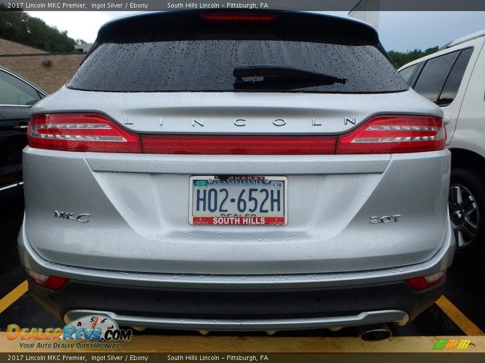 2017 Lincoln MKC Premier Ingot Silver / Ebony Photo #3