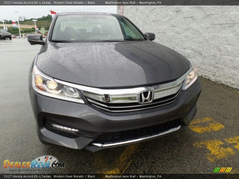2017 Honda Accord EX-L Sedan Modern Steel Metallic / Black Photo #4
