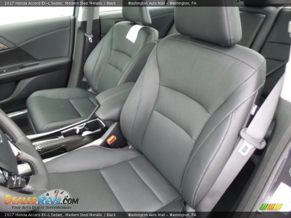 2017 Honda Accord EX-L Sedan Modern Steel Metallic / Black Photo #10