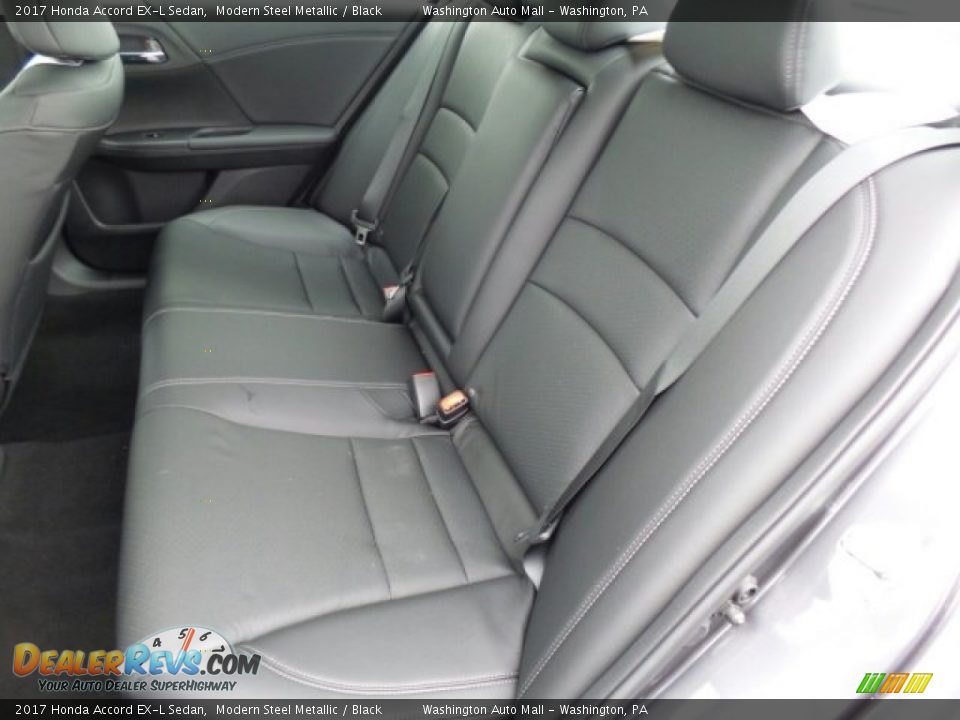 2017 Honda Accord EX-L Sedan Modern Steel Metallic / Black Photo #11