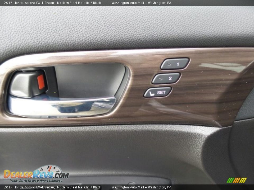 2017 Honda Accord EX-L Sedan Modern Steel Metallic / Black Photo #16