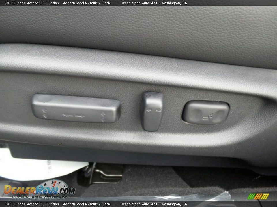 2017 Honda Accord EX-L Sedan Modern Steel Metallic / Black Photo #17