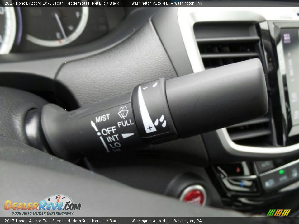 2017 Honda Accord EX-L Sedan Modern Steel Metallic / Black Photo #24