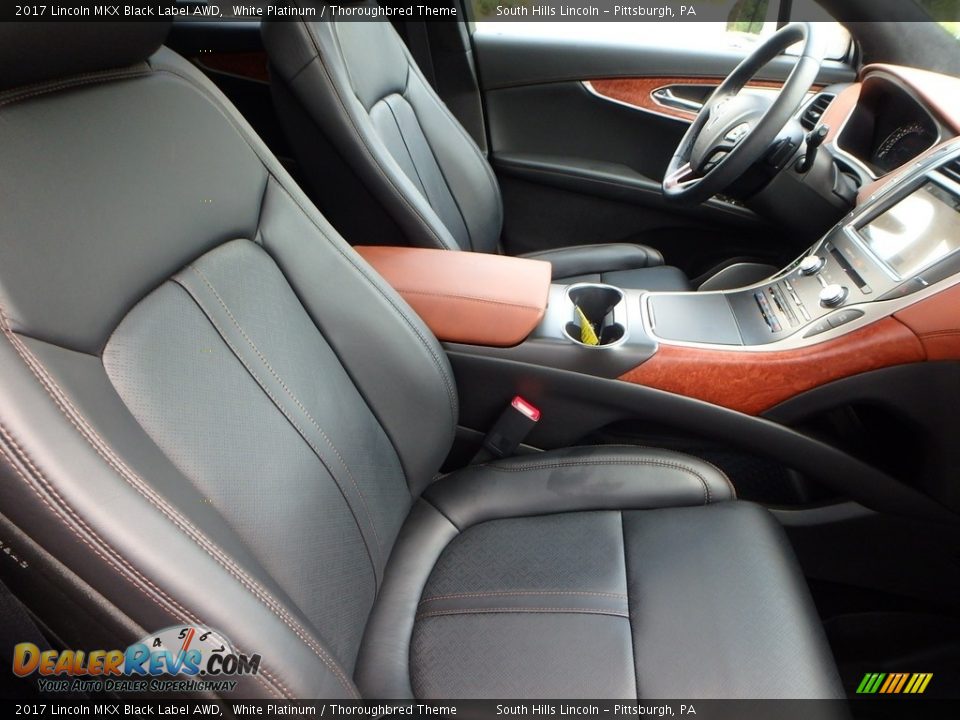 Front Seat of 2017 Lincoln MKX Black Label AWD Photo #10