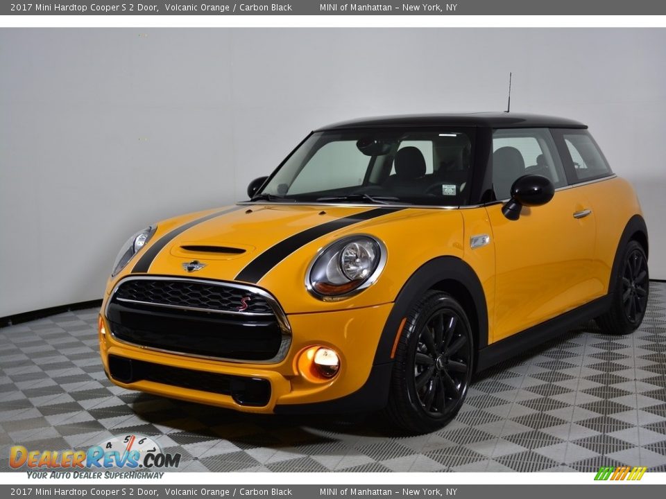 2017 Mini Hardtop Cooper S 2 Door Volcanic Orange / Carbon Black Photo #1