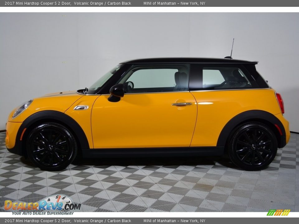 2017 Mini Hardtop Cooper S 2 Door Volcanic Orange / Carbon Black Photo #3