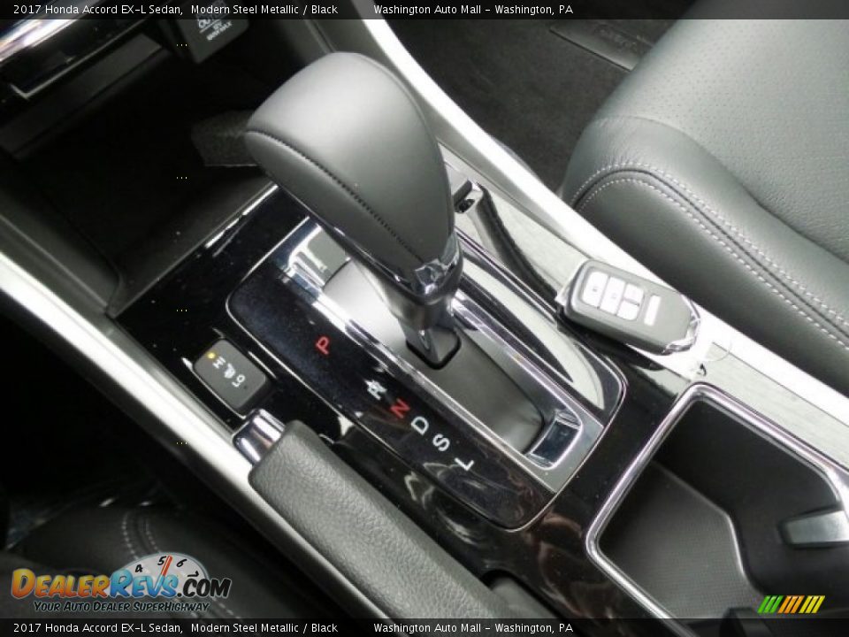 2017 Honda Accord EX-L Sedan Modern Steel Metallic / Black Photo #30