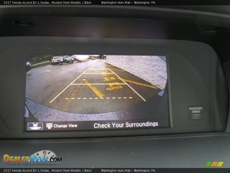 2017 Honda Accord EX-L Sedan Modern Steel Metallic / Black Photo #31