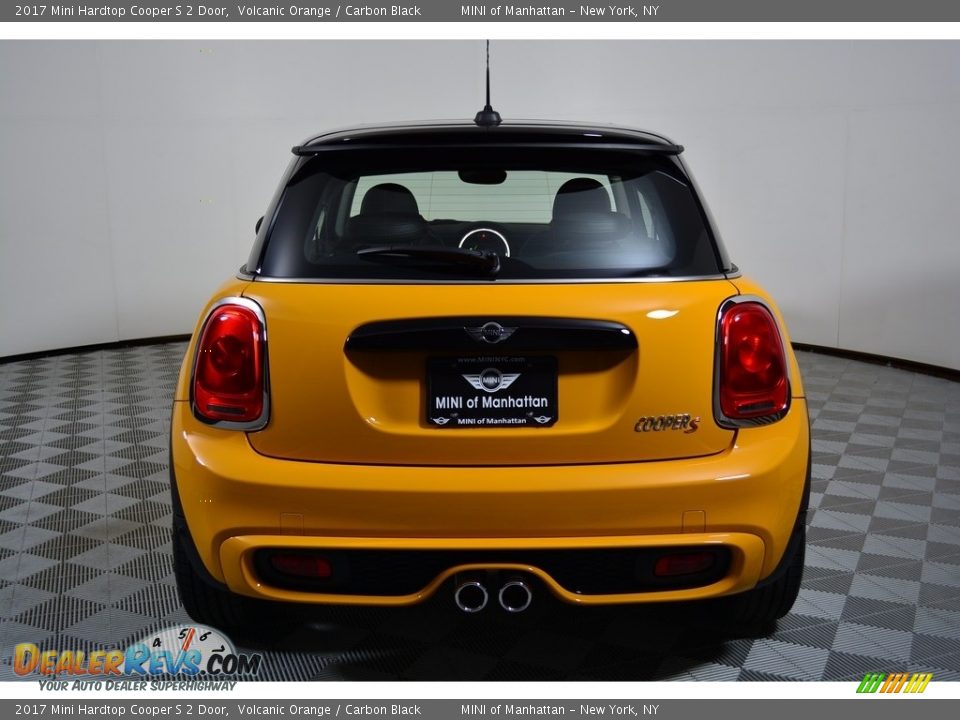 2017 Mini Hardtop Cooper S 2 Door Volcanic Orange / Carbon Black Photo #5