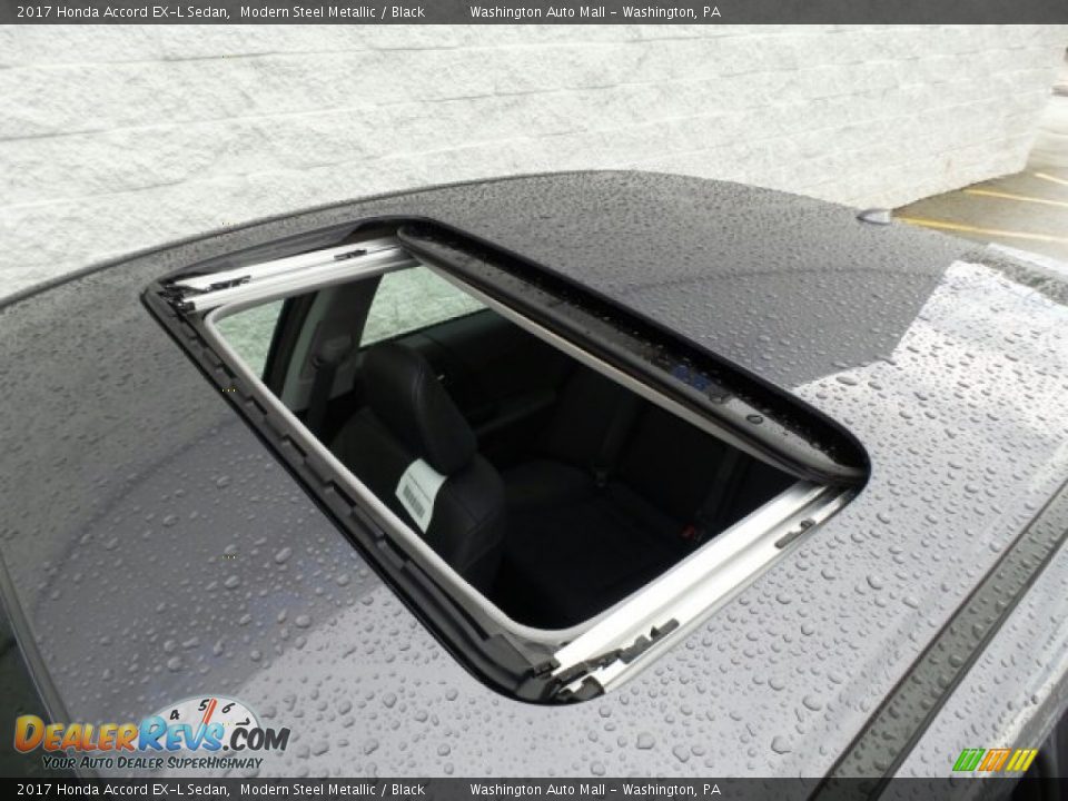 2017 Honda Accord EX-L Sedan Modern Steel Metallic / Black Photo #33