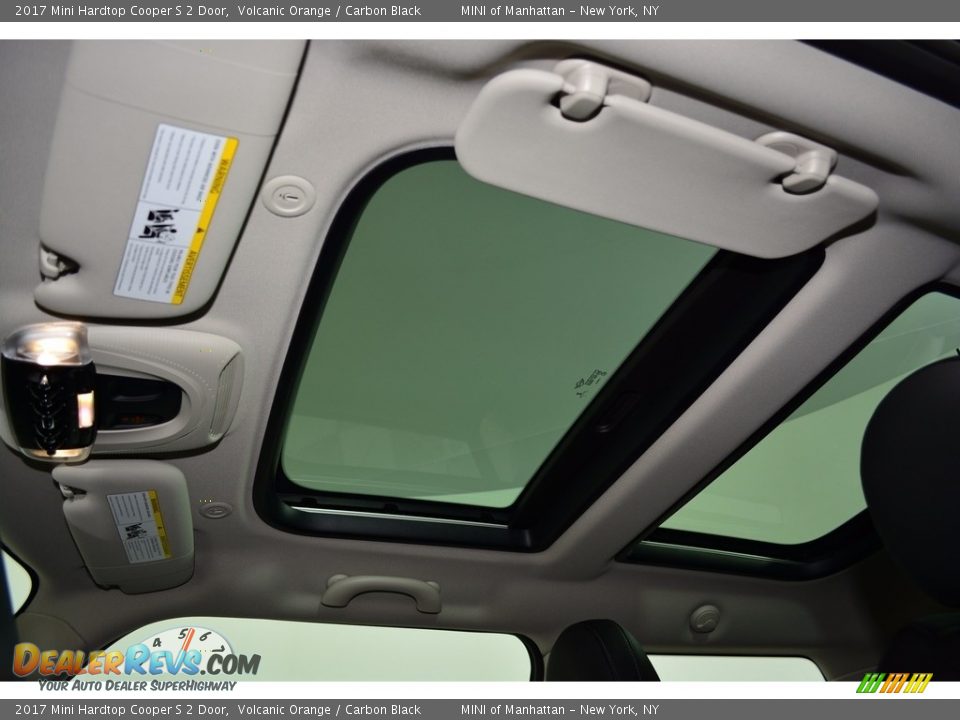 2017 Mini Hardtop Cooper S 2 Door Volcanic Orange / Carbon Black Photo #10