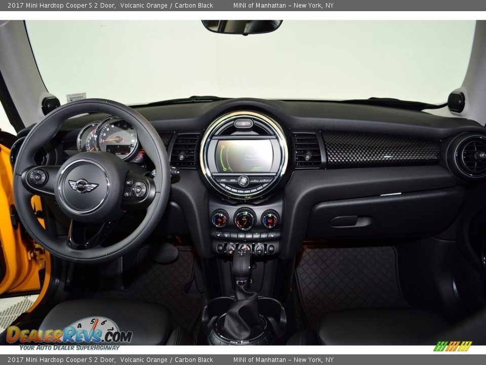 2017 Mini Hardtop Cooper S 2 Door Volcanic Orange / Carbon Black Photo #11
