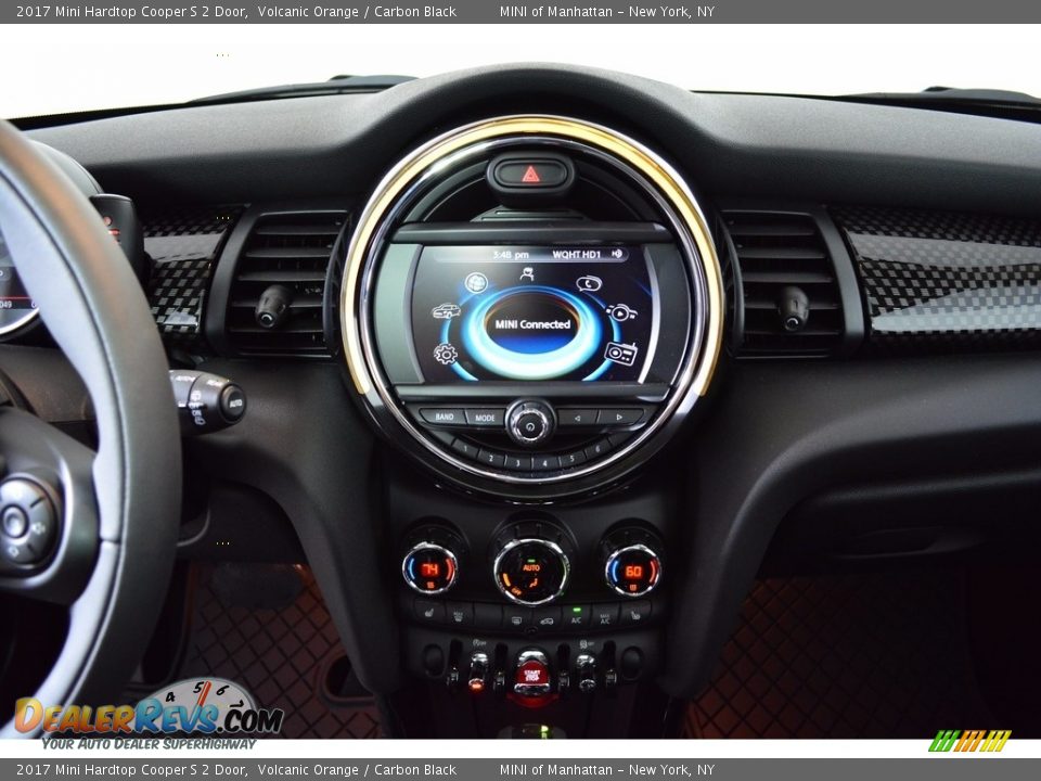 2017 Mini Hardtop Cooper S 2 Door Volcanic Orange / Carbon Black Photo #12