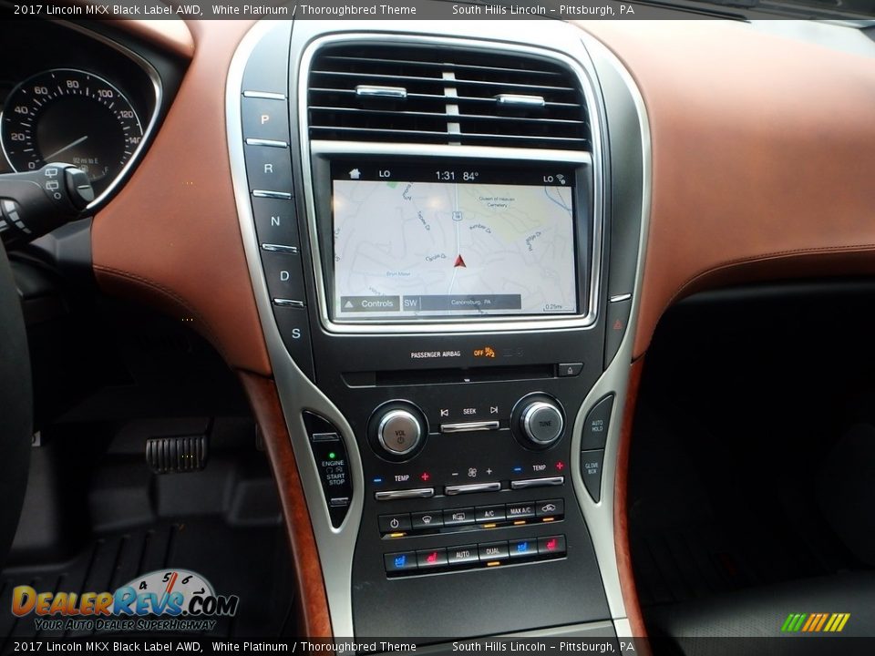 Controls of 2017 Lincoln MKX Black Label AWD Photo #22