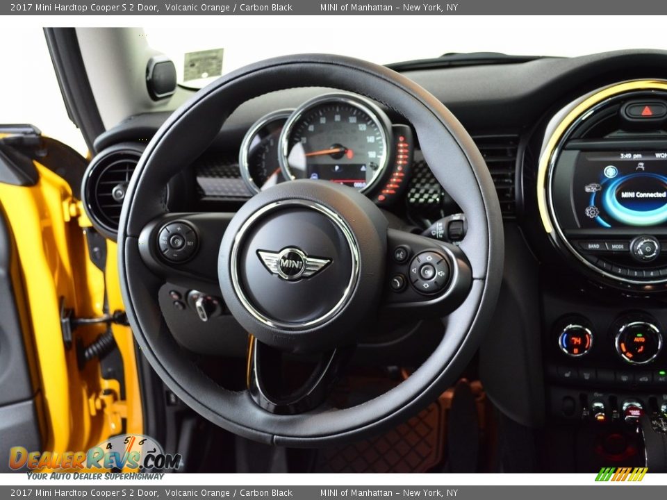 2017 Mini Hardtop Cooper S 2 Door Volcanic Orange / Carbon Black Photo #14