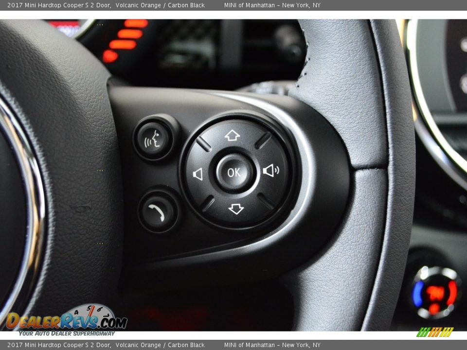 2017 Mini Hardtop Cooper S 2 Door Volcanic Orange / Carbon Black Photo #16