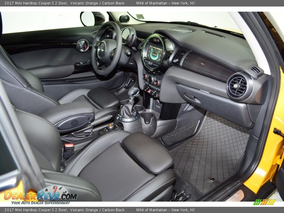 2017 Mini Hardtop Cooper S 2 Door Volcanic Orange / Carbon Black Photo #20