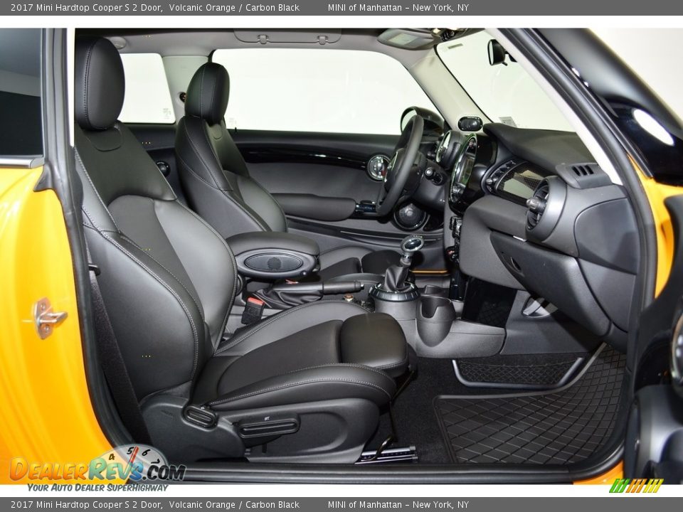 2017 Mini Hardtop Cooper S 2 Door Volcanic Orange / Carbon Black Photo #21