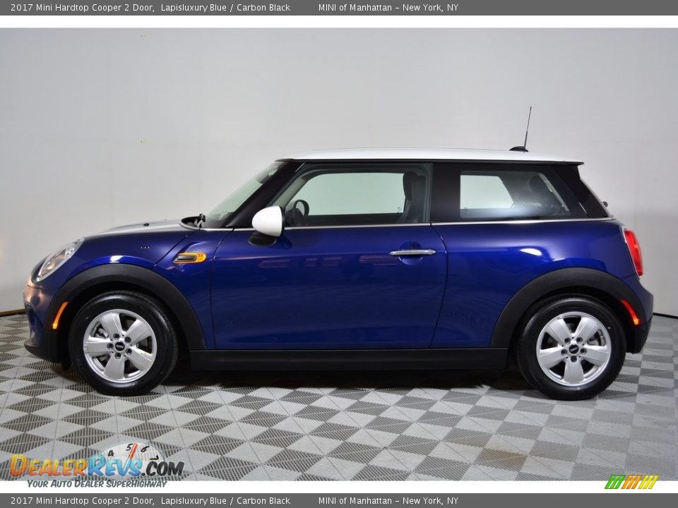 2017 Mini Hardtop Cooper 2 Door Lapisluxury Blue / Carbon Black Photo #3