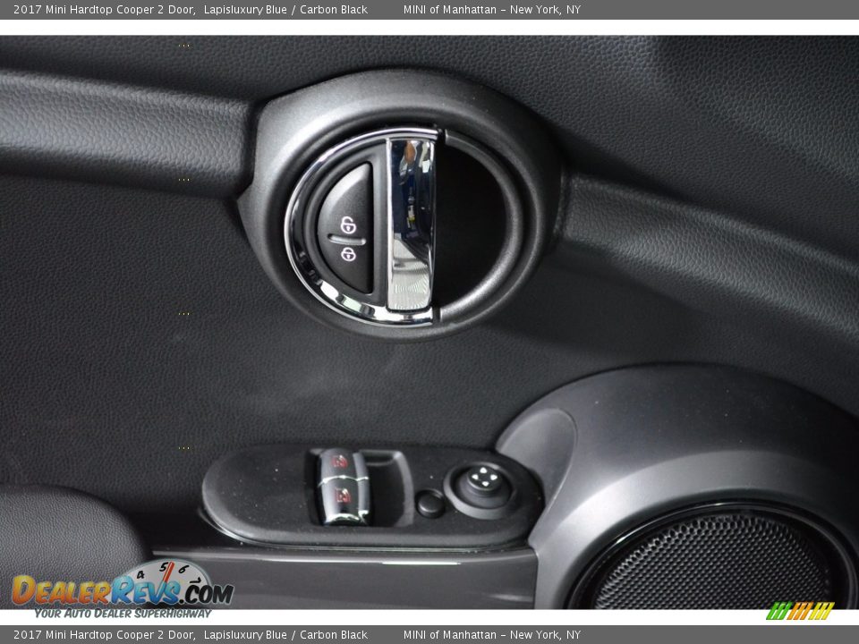 2017 Mini Hardtop Cooper 2 Door Lapisluxury Blue / Carbon Black Photo #7