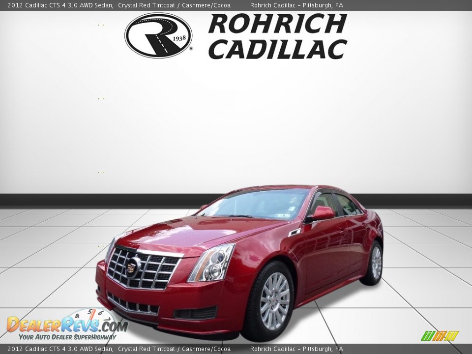 2012 Cadillac CTS 4 3.0 AWD Sedan Crystal Red Tintcoat / Cashmere/Cocoa Photo #1