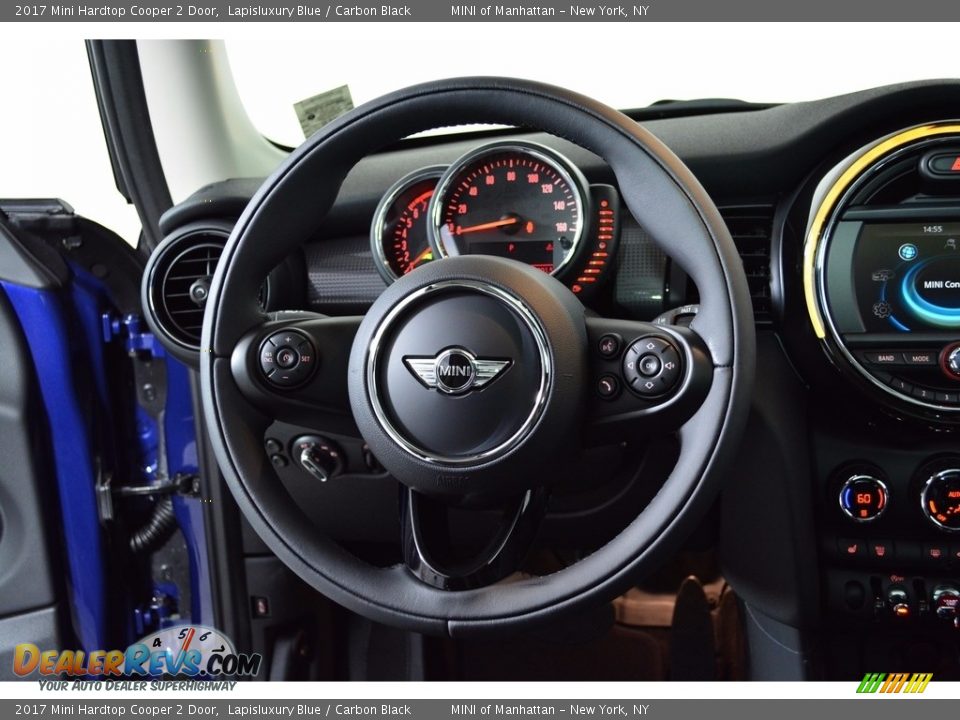 2017 Mini Hardtop Cooper 2 Door Lapisluxury Blue / Carbon Black Photo #14