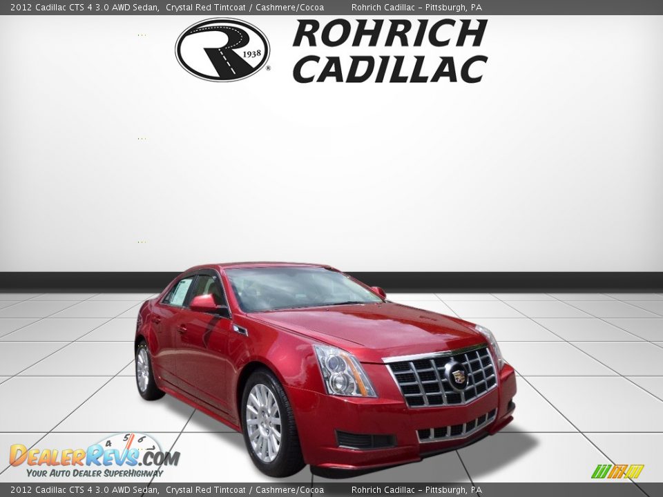 2012 Cadillac CTS 4 3.0 AWD Sedan Crystal Red Tintcoat / Cashmere/Cocoa Photo #7