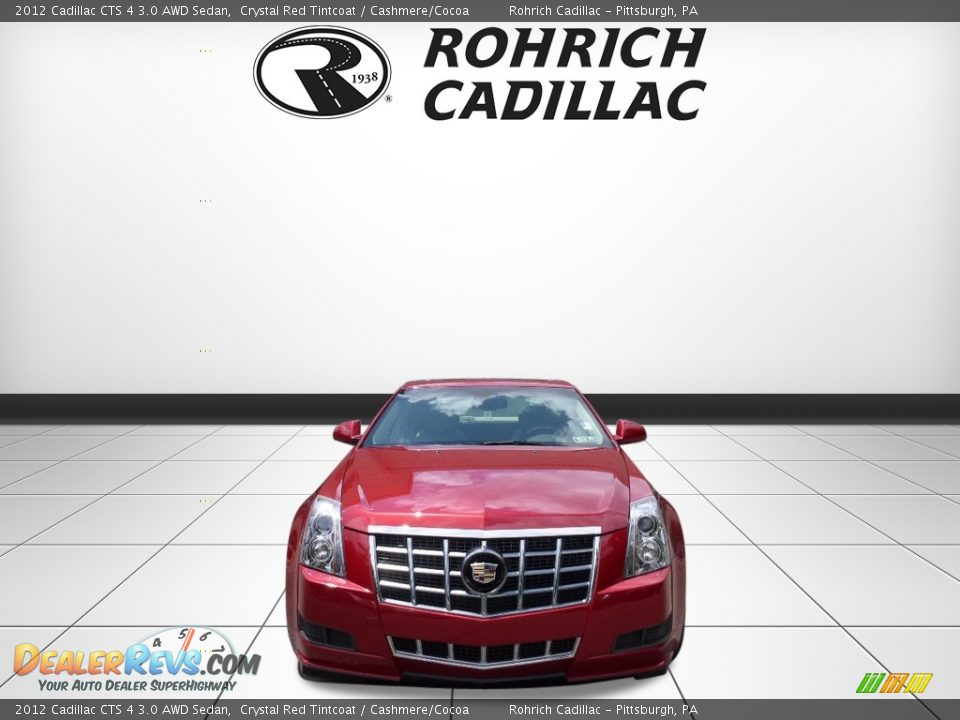 2012 Cadillac CTS 4 3.0 AWD Sedan Crystal Red Tintcoat / Cashmere/Cocoa Photo #8