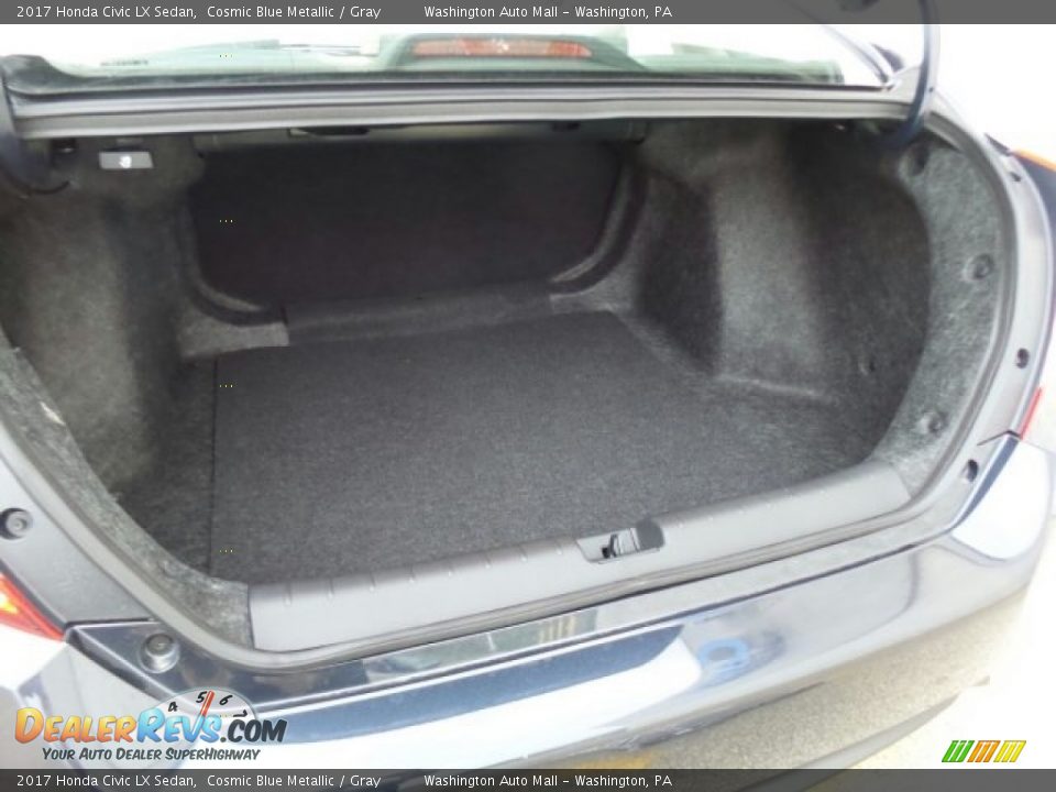 2017 Honda Civic LX Sedan Cosmic Blue Metallic / Gray Photo #12
