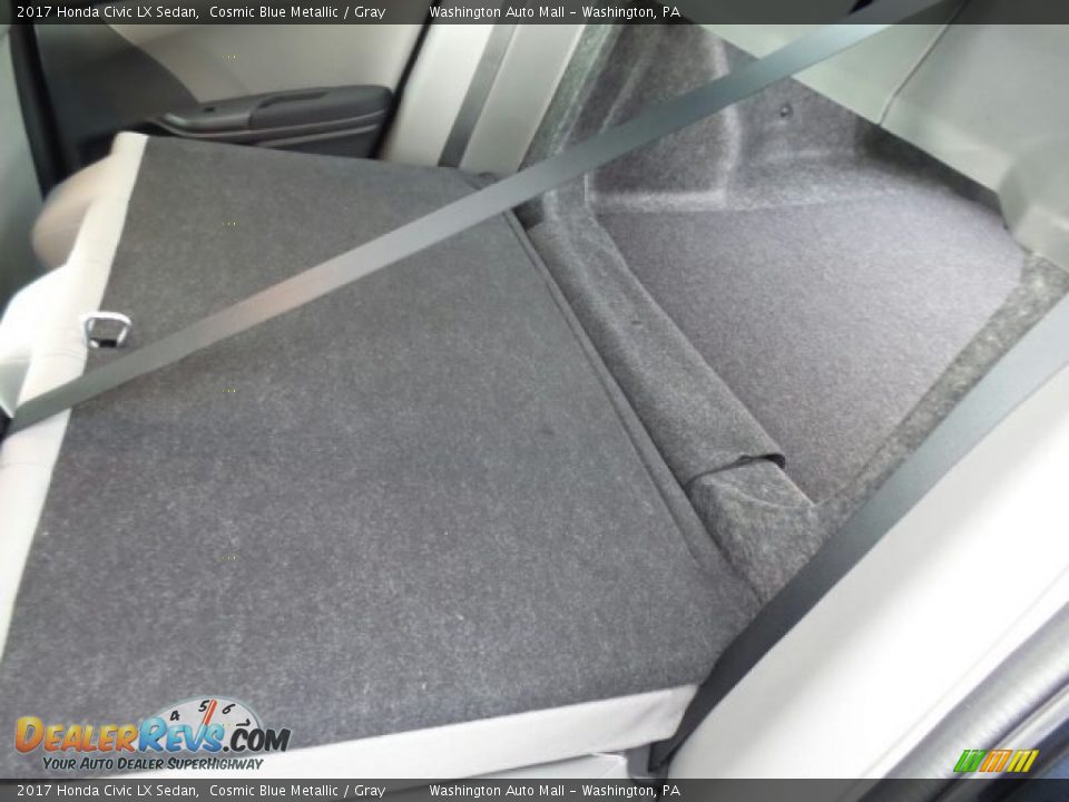 2017 Honda Civic LX Sedan Cosmic Blue Metallic / Gray Photo #13