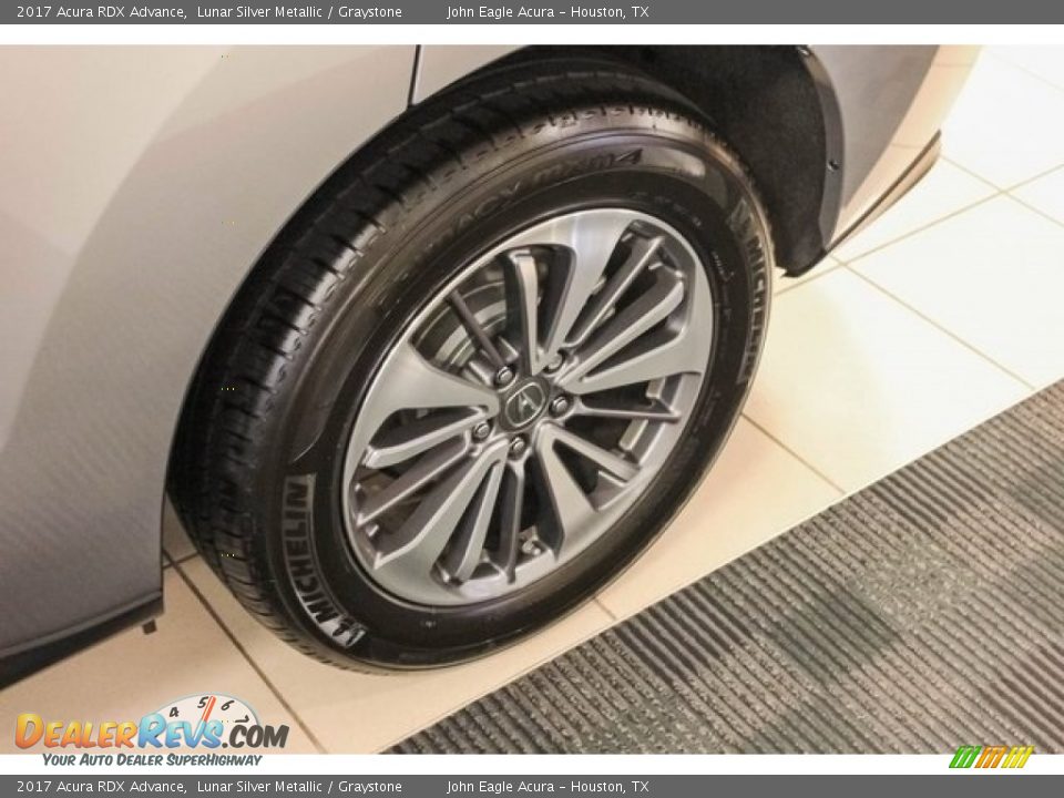 2017 Acura RDX Advance Lunar Silver Metallic / Graystone Photo #7