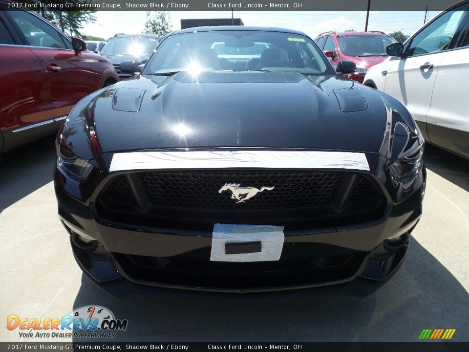 2017 Ford Mustang GT Premium Coupe Shadow Black / Ebony Photo #2
