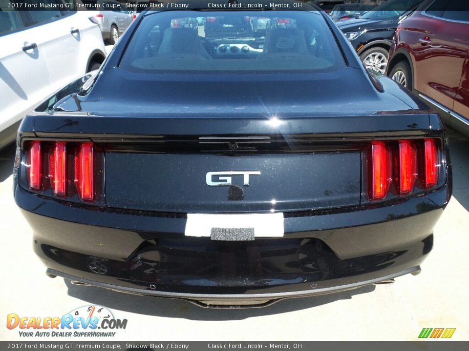 2017 Ford Mustang GT Premium Coupe Shadow Black / Ebony Photo #4