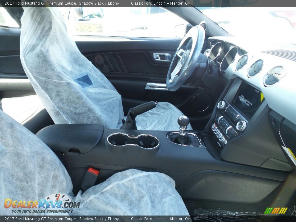 2017 Ford Mustang GT Premium Coupe Shadow Black / Ebony Photo #5