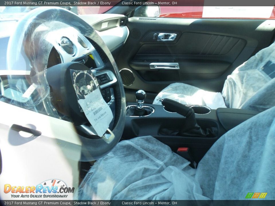 2017 Ford Mustang GT Premium Coupe Shadow Black / Ebony Photo #6