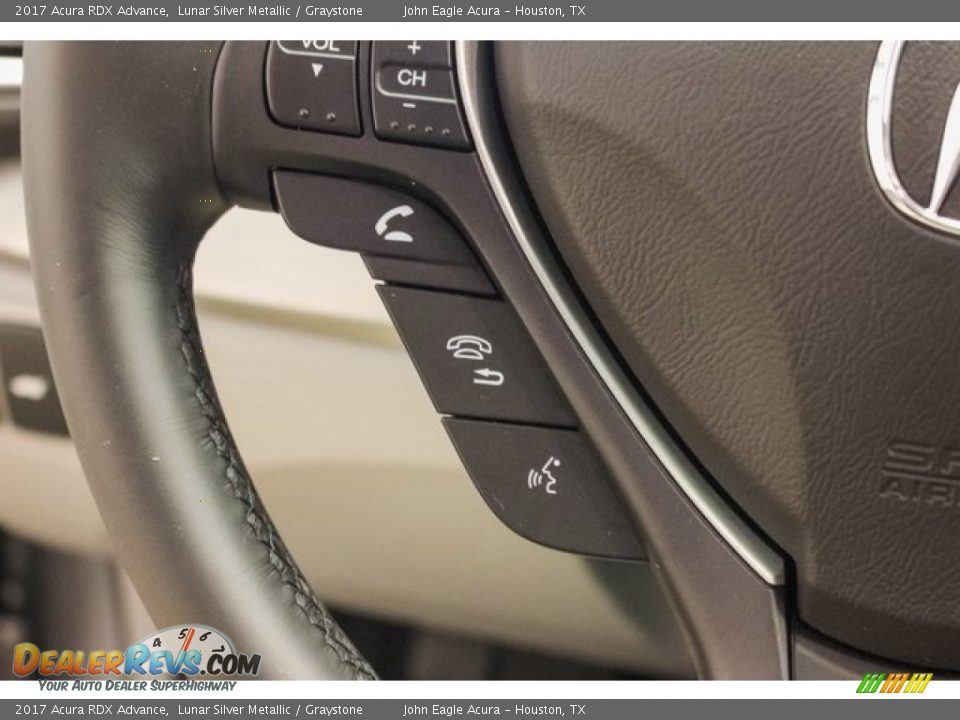 2017 Acura RDX Advance Lunar Silver Metallic / Graystone Photo #31