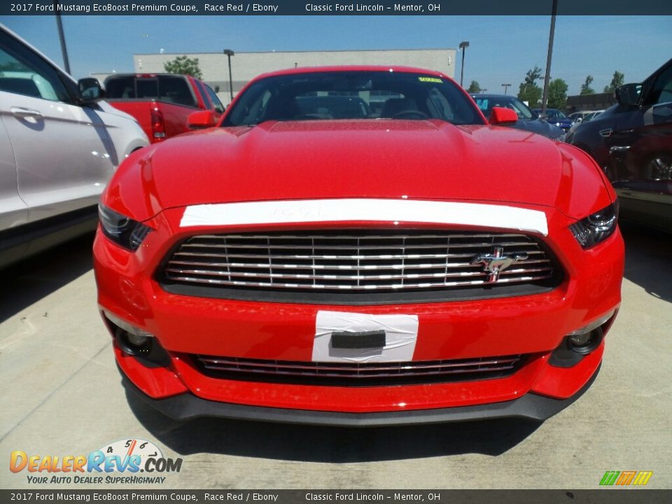 2017 Ford Mustang EcoBoost Premium Coupe Race Red / Ebony Photo #2