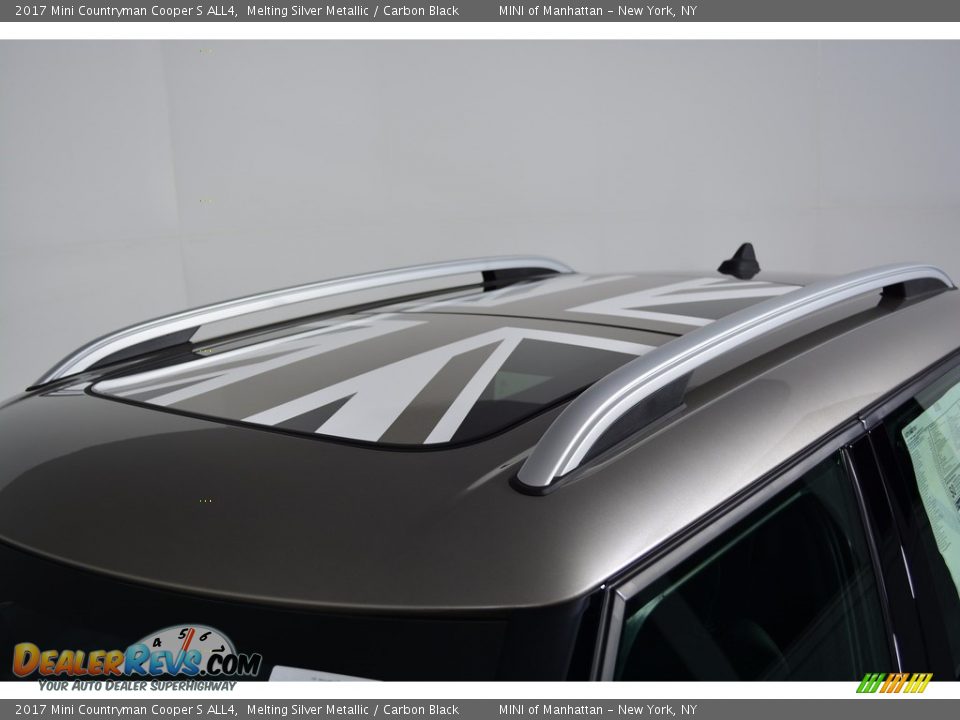 2017 Mini Countryman Cooper S ALL4 Melting Silver Metallic / Carbon Black Photo #25