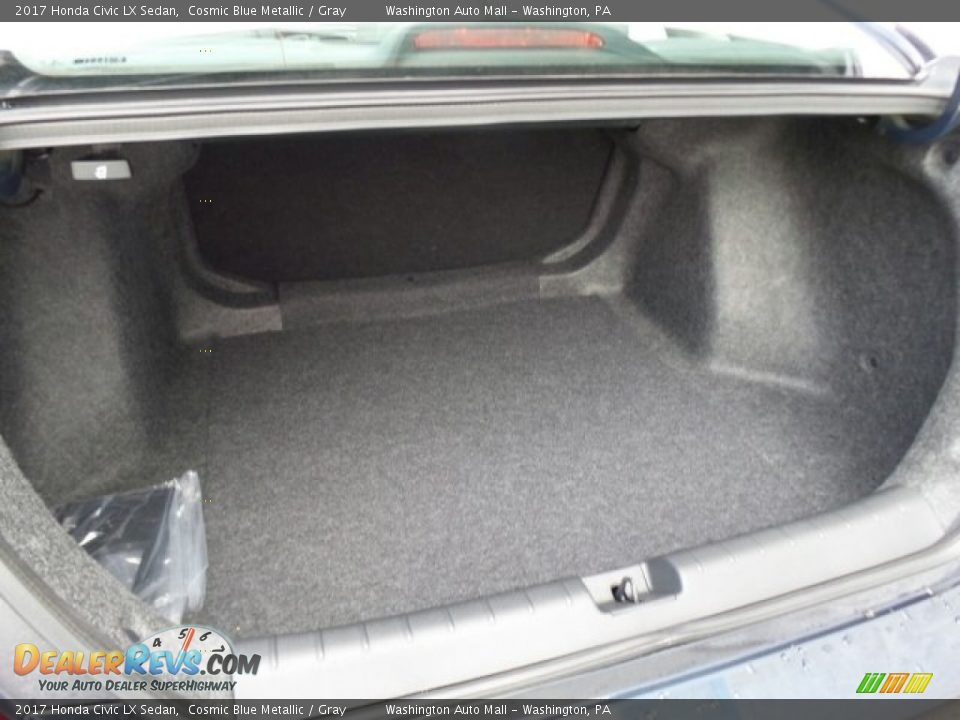 2017 Honda Civic LX Sedan Cosmic Blue Metallic / Gray Photo #12