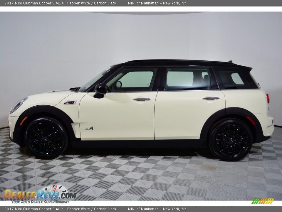 2017 Mini Clubman Cooper S ALL4 Pepper White / Carbon Black Photo #3