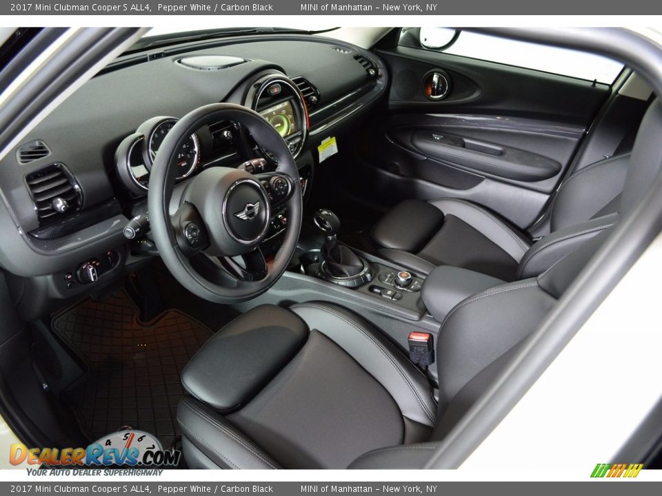 2017 Mini Clubman Cooper S ALL4 Pepper White / Carbon Black Photo #8