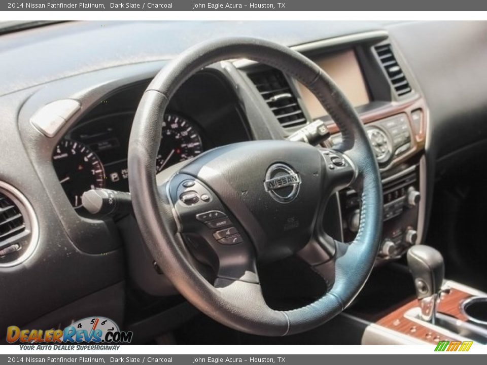 2014 Nissan Pathfinder Platinum Dark Slate / Charcoal Photo #36
