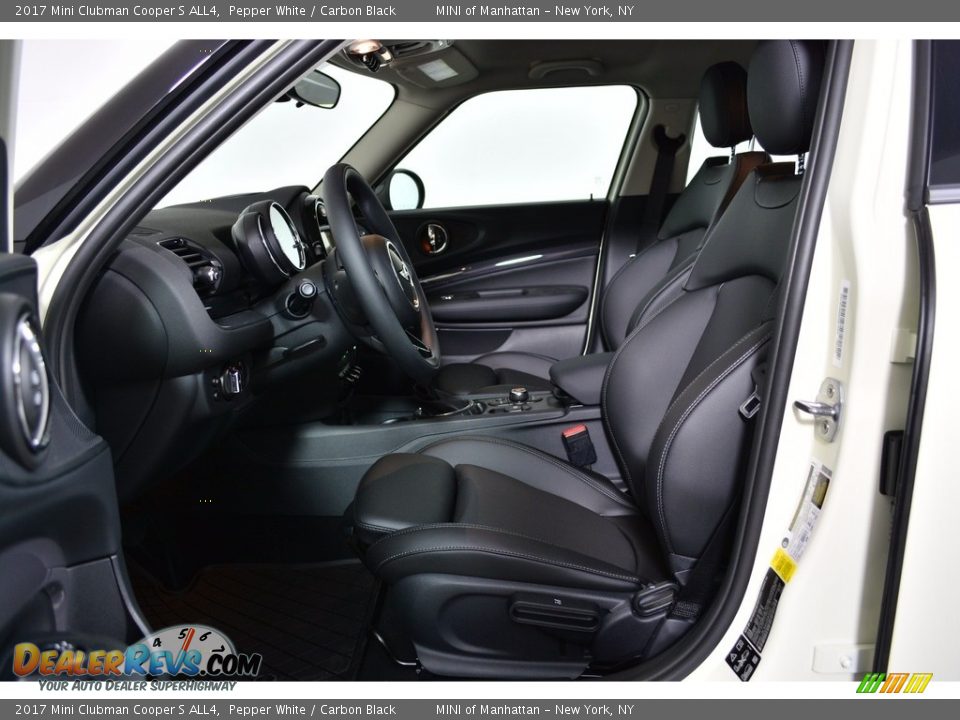 2017 Mini Clubman Cooper S ALL4 Pepper White / Carbon Black Photo #9