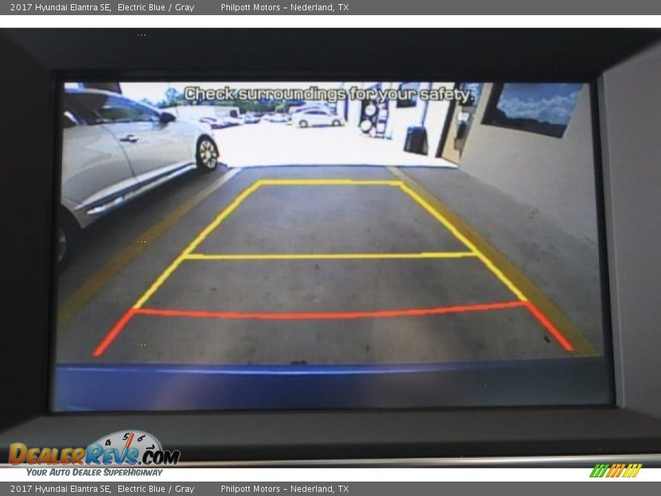 2017 Hyundai Elantra SE Electric Blue / Gray Photo #12