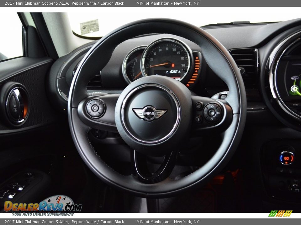2017 Mini Clubman Cooper S ALL4 Pepper White / Carbon Black Photo #13